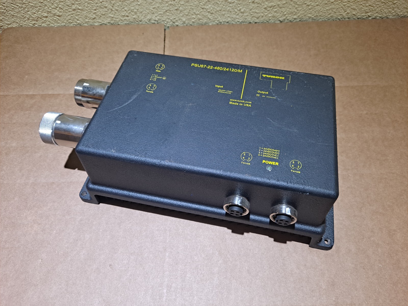 TURCK PSU67-22-480/24120/M Power Supply 320-575V 3 PHASE Fast Shipping