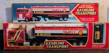Shell gasoline transport toy truck