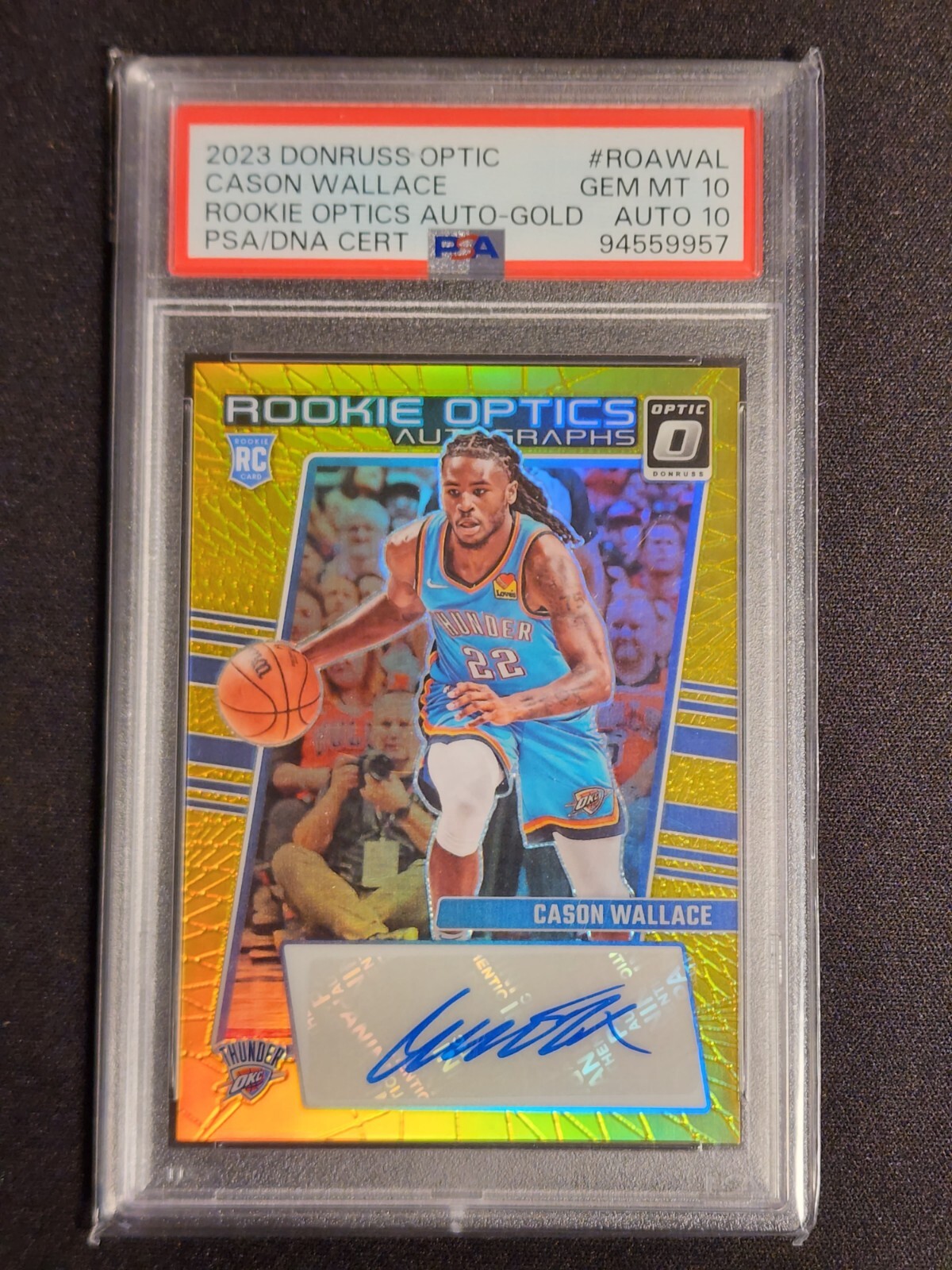Chet Holmgren Jalen Williams RC Auto サイン（Jalen WillIams 2022 