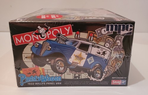 MPC 1933 Willys Paddy Wagon model kit Monopoly 85 Anniversary NEW FACTORY SEALED - Picture 5 of 5