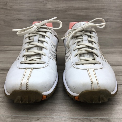 Nike Golf Shoes Womens 9 White Lace Up Soft Spike Cleats - Picture 6 of 11