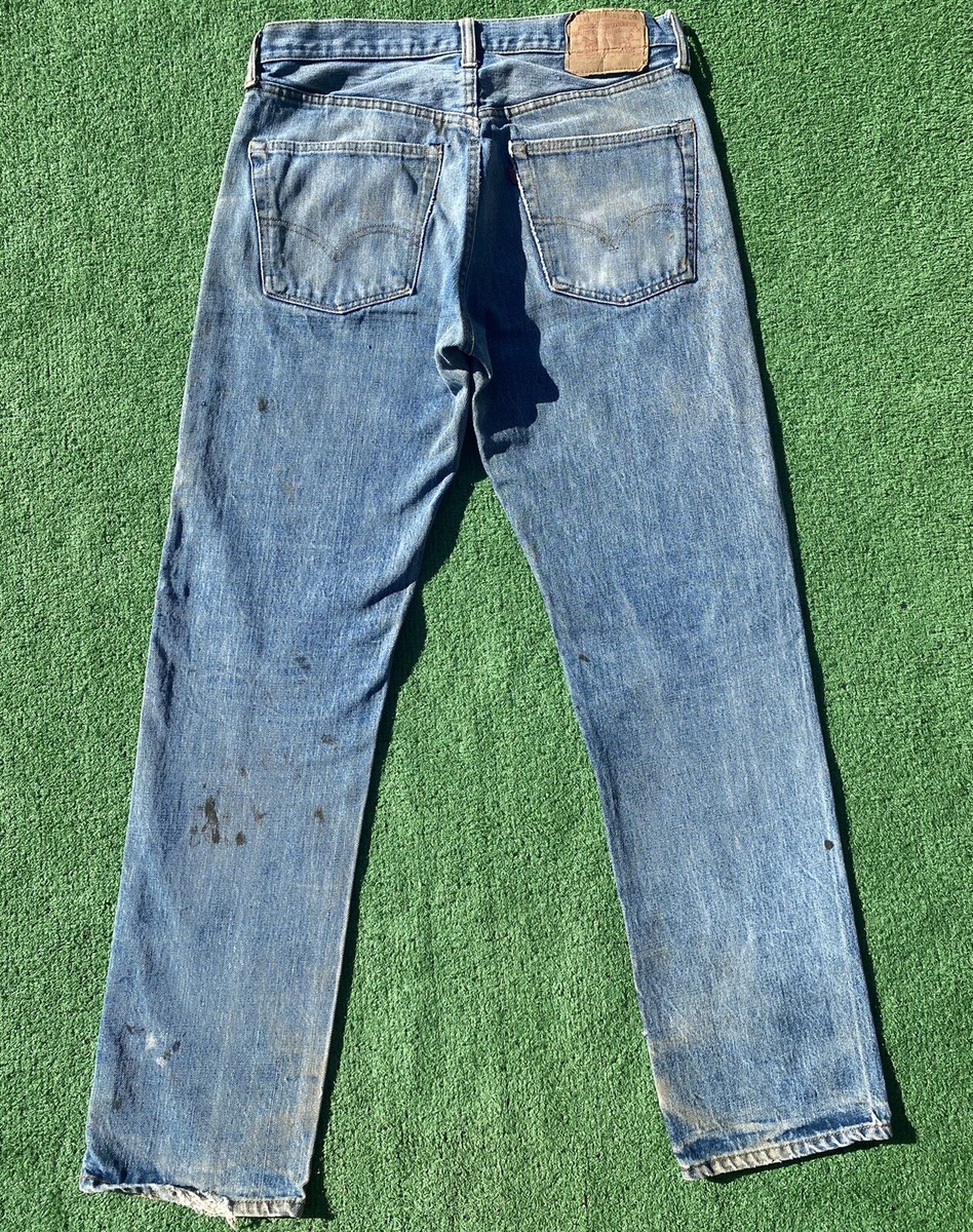 VTG 70s Levi's 505 0217 XX Talon Zip #8 Stamp Mens Size 32