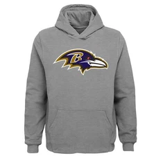 Outerstuff NFL Youth Boys Baltimore Ravens Primary Logo Fleece Hoodie