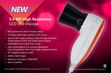 New 5.0MP USB Eye Iriscope Iridology Camera Pedal Pro Iris Software