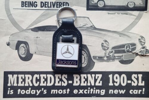  Vintage Original Mercedes-Benz Schlüsselring Schlüsselanhänger Jackson E230 190E E350 190SL - Bild 1 von 5
