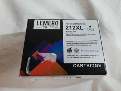 1PK T212 Black Ink Cartridge for Epson 212XL Workforce XP-4100 XP-4105 Printer
