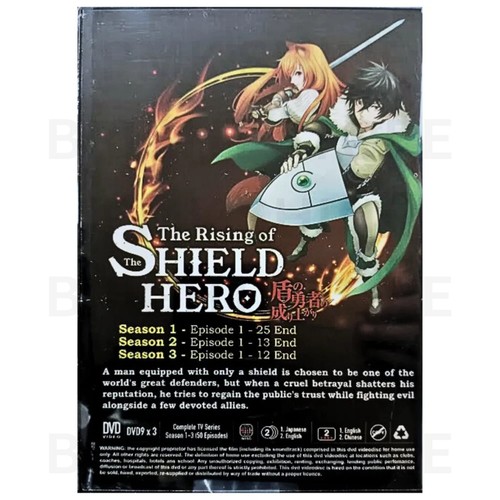 DVD The Rising of The Shield Hero S1-3 (50 Episodes) English Sub Free Shipping - Picture 3 of 11