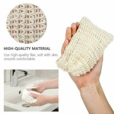1/5 Pack Natural Sisal Soap Bag Exfoliating Soap Saver Pouch Holder Nice