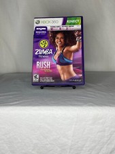Zumba Fitness Rush - Xbox 360 video game COMPLETE CIB FAST SHIPPIING