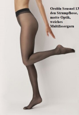 5 Pack Oroblu Sensuel 13 den Strumpfhose, matte Optik, weiches Multifasergarn 