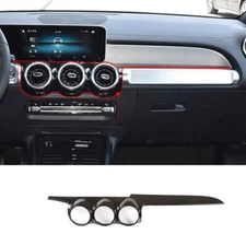 For Benz GLB W247 20-22 Carbon Fiber Style Central Console Dashboard Strip Trim