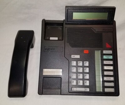 Nortel Meridian M2008 Handsfree Display Telephone Black + Handset ...