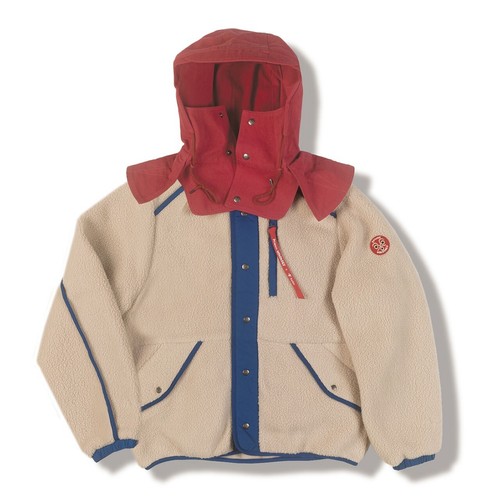 Foxfire Princess Mononoke Collaboration Ashitaka Fleece jacket Studio Ghibli M - Picture 2 of 8