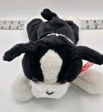 Aurora Buster the Boston Terrier Dog 12" Flopsie Plush Stuffed Animal Toy