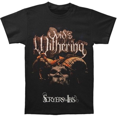 Men's Ovid's Withering Scryers Of The Ibis LP Cover T-shirt Small Black