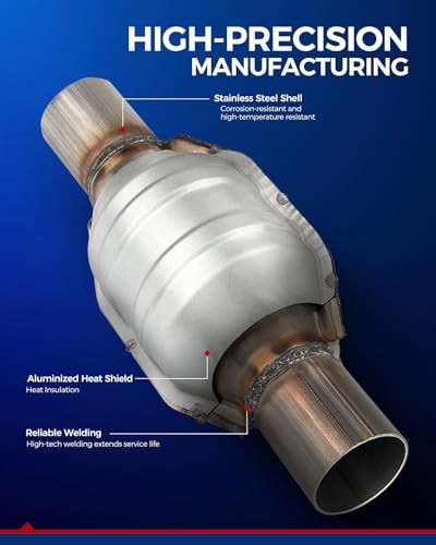 Automotive Replacement Catalytic Converter Fit for 2.25“ 2.25" Universal - Picture 4 of 7