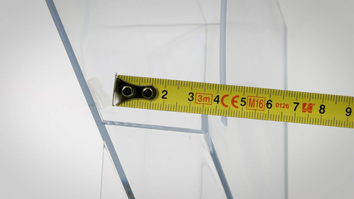Leaflet & Brochure Holder | for A4 Size Literature | Crystal Clear Acrylic Const - Foto 5 di 7
