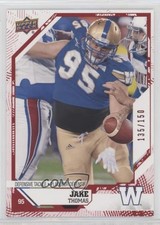 2019 Upper Deck CFL Red 135/150 Jake Thomas #138 2o7