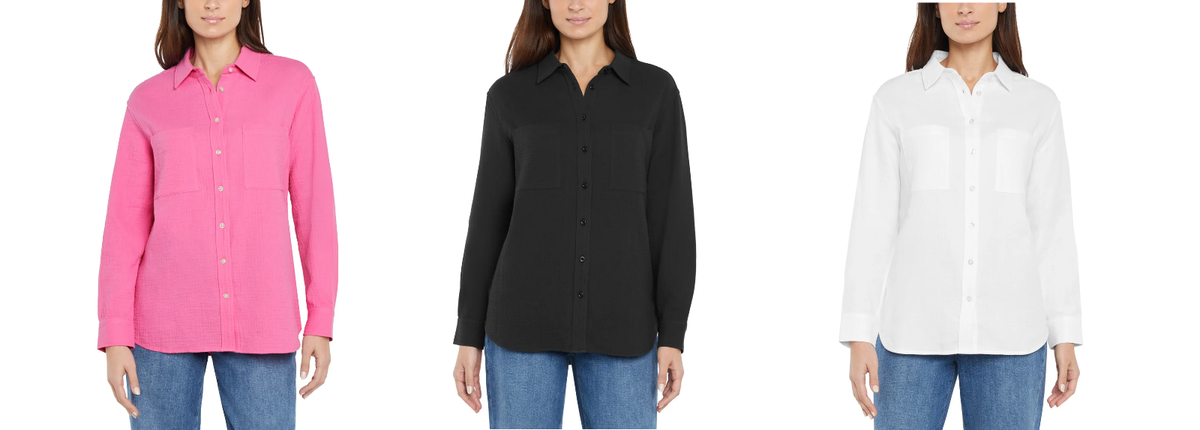 【新品・タグあり】GAUZED COTTON JERSEY #751564450 Gap Women's Gauze Button Front Shirt | eBay