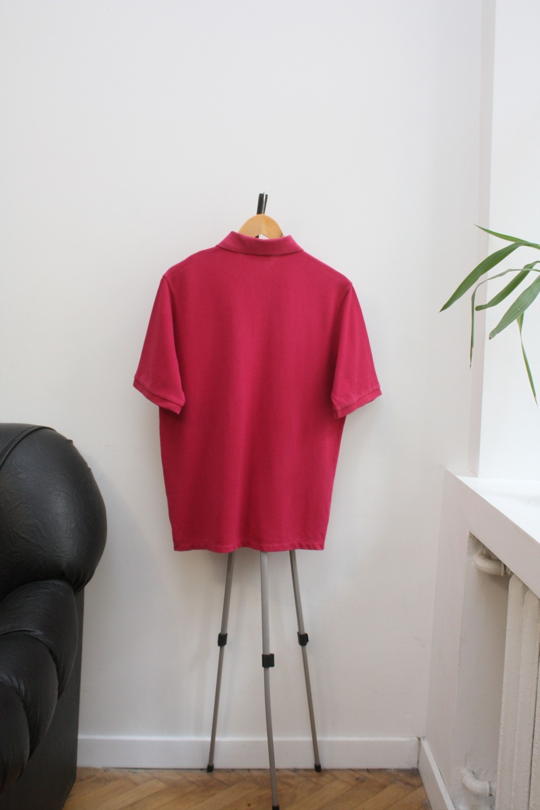 Yves Saint Laurent Polo vintage cremisi uomo media