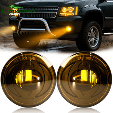 Led Fog Lights For 2007-13 Chevy Avalanche Suburban Tahoe Gmc Yukon Ford Escape
