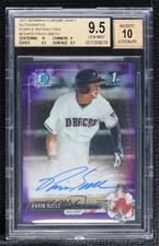 2017 Bowman Draft Chrome Pick Purple Refractor /250 Pavin Smith BGS 9.5 Auto p7m