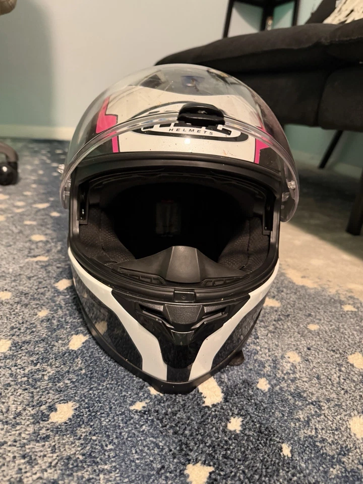 Casco de moto HJC para mujer talla mediana Foto 2 de 4