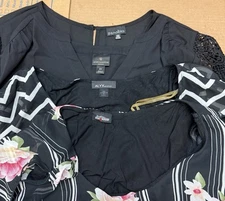 Lot of 9 Women’s Blouses 2XL Plus Size Mixed Brands Casual Dress Tops Resellers