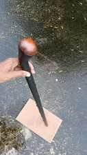 Irish Shillelagh Walking Stick 36" Black Hardwood Wooden Cane African Rosewood