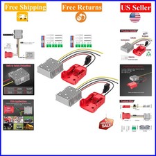 2-Pack 18V to 12V Step Down Converter for Milwaukee Batteries, 20A, 240W