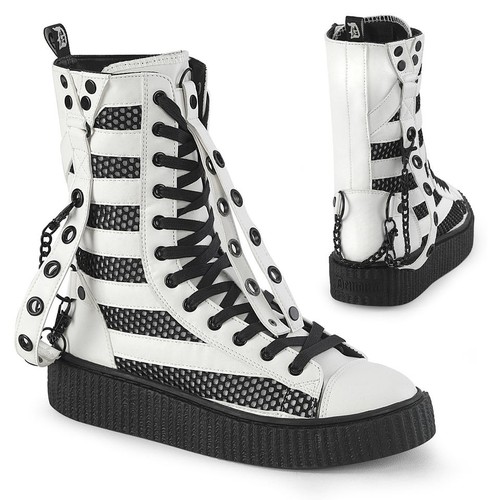 Worn Twice PLEASER DEMONIA 325 SNEEKER Combat Boots
