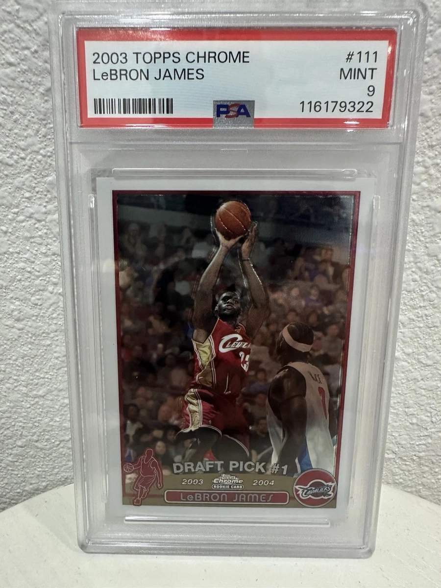 Topps LeBron James 9 Graded Basketball Sports Trading Cards