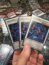 3x Horned Brute Carnovorus 1st Edition Super Rare DOOD-EN098 Yu-Gi-Oh!