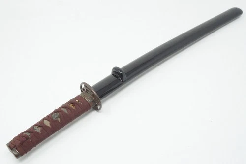 Japanese Wakizashi Sword Parts Saya Tsuka etc Antique Original from Japan 0331G4
