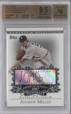 2007 Topps Moments & Milestones Rookie Andrew Miller BGS 9.5 GEM MINT Auto 0v6