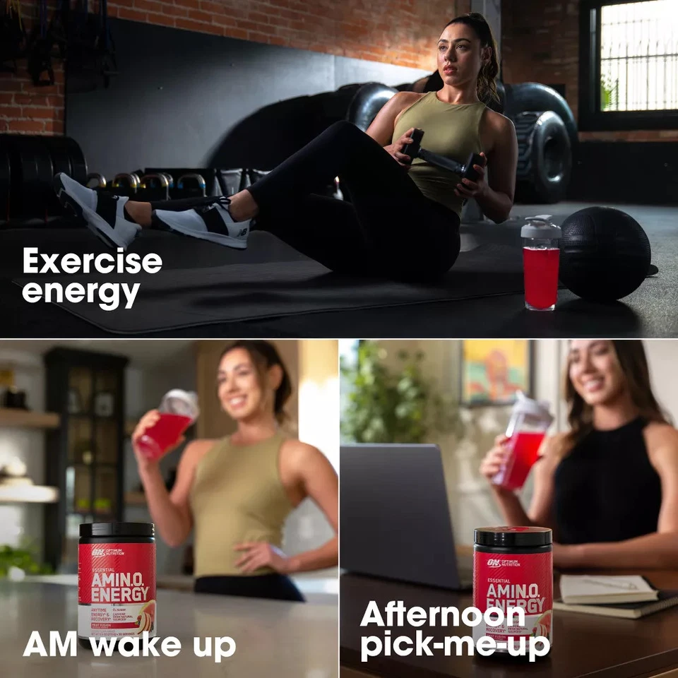 Suplemento energético Optimum Nutrition Preentrenamiento Amino Polvo Foto 3 de 3