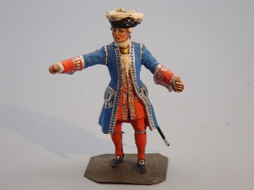 PLOMB Figurines D'artistes - Sur Base ?? Officier De Marine EUR