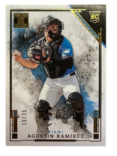 2025 Panini Impeccable Baseball #94 AGUSTIN RAMIREZ RC /35 Gold Holo Miami