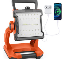 72w10000LM Cordless LED Work Light Compatible with Milwaukee M18 18V Battery