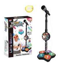 Simple Operation Microphone with Stand For Kids Stage Performances And Play