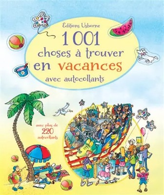 1001 Dinge im Urlaub zu finden - Aufkleber Usborne, Hazel Maskell, Carolin