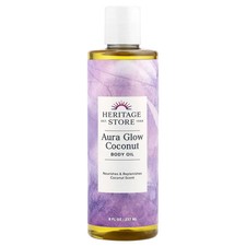 Heritage Store Aura Glow Coconut Musk 8 fl oz 240 ml Cruelty-Free, EcoFriendly,