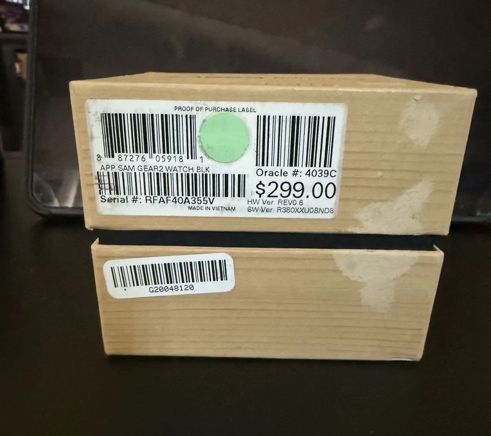 Samsung Gear 2 Smartwatch Android Model SM-R380 Silver With Camera Complete! - Image 3 of 4