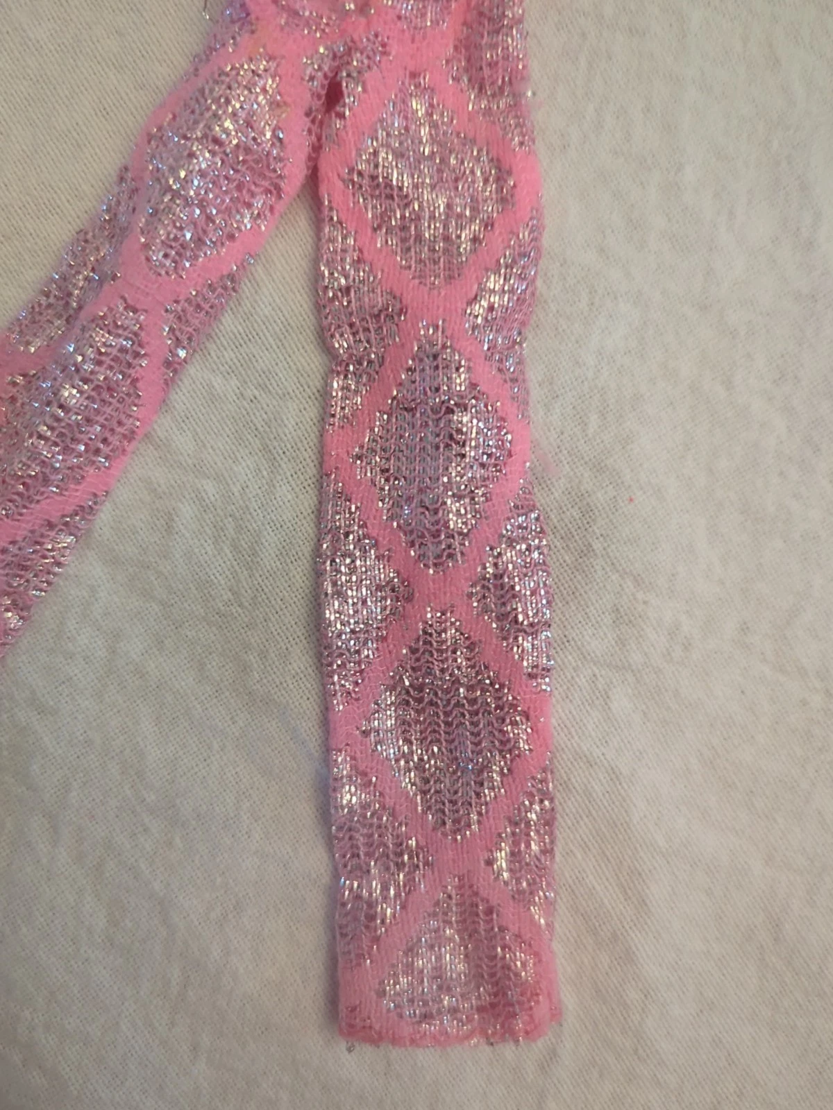 barbie vintage superstar silver lame jumpsuit outfit 