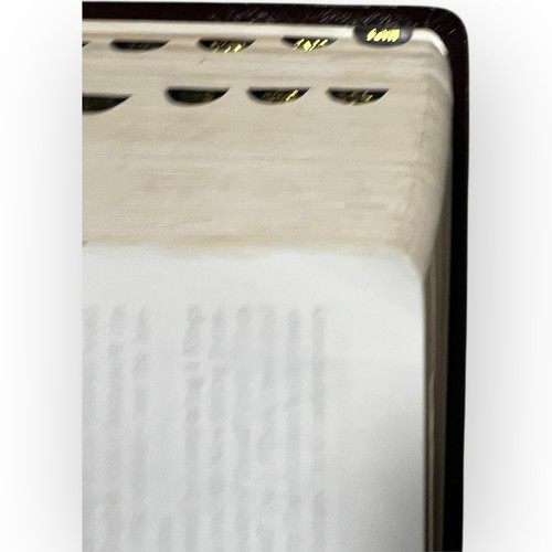 Life Application Study Bible LARGE PRINT Leather New Living Translation Burgundy - Foto 4 di 13