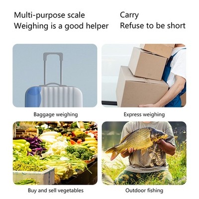 Portable Luggage Scale 50kg Electronic Digital Suitcase Travel Bag Hanging Weigh