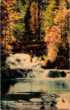 Black Hills South Dakota SD : FISHING SCENE d/13 AV8198