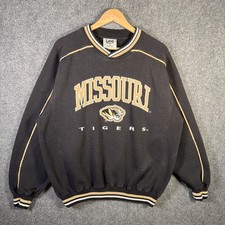 Vintage Missouri Tigers Sweatshirt Medium Black 90s University Michigan Mizzou