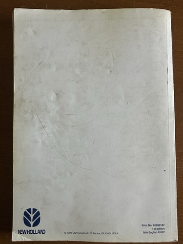 Manual de operador de tractores New Holland T7030 T7040 T7050 T7060 T7070 - Imagen 17 de 17