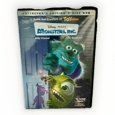 Monsters, Inc. Two-Disc Collectors Edition DVD Disney Pixar Movie